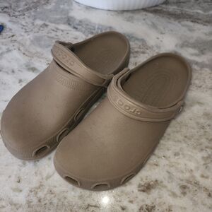 CROCS Classic Tan Clogs